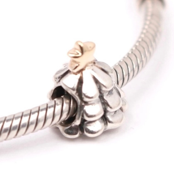 Authentic PANDORA Two-Tone Christmas Tree Charm - Picture 2 of 8